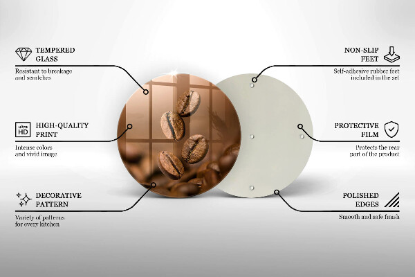 Tábua corte Grãos de café