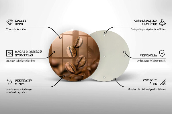 Tábua corte Grãos de café