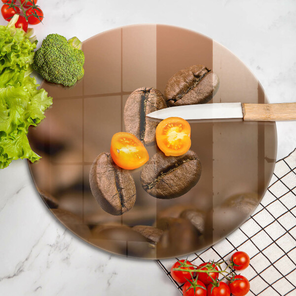 Tábua corte Grãos de café