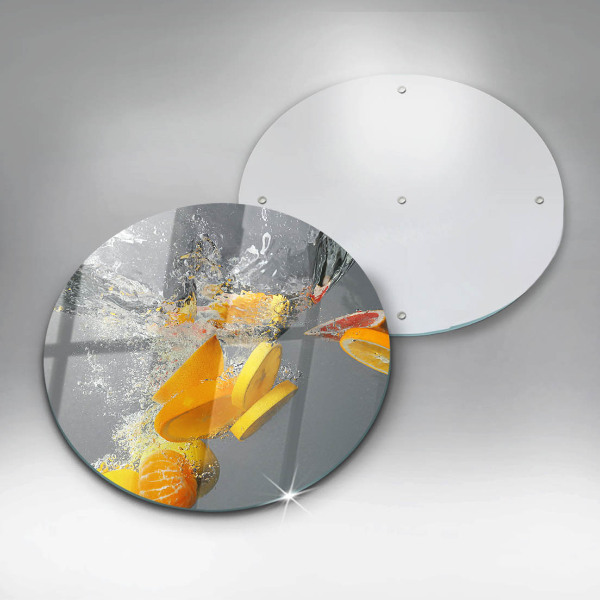 Tábua de cortar alimentos Limões em água