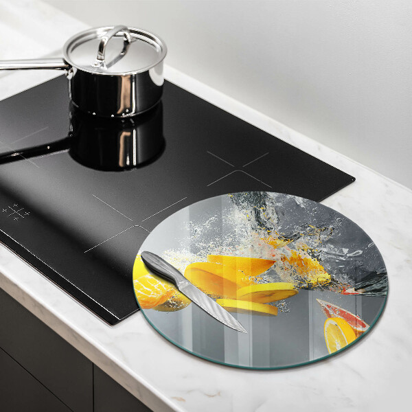 Tábua de cortar alimentos Limões em água