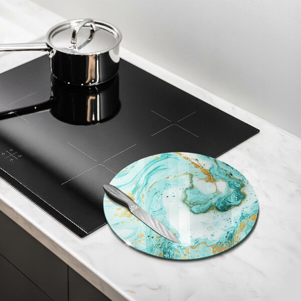 Tábua corte Abstração azul