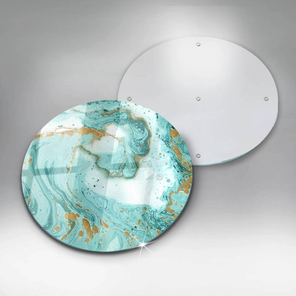 Tábua corte Abstração azul