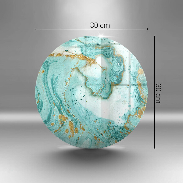 Tábua corte Abstração azul