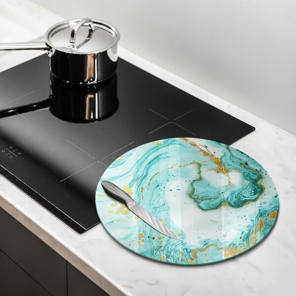 Tábua corte Abstração azul