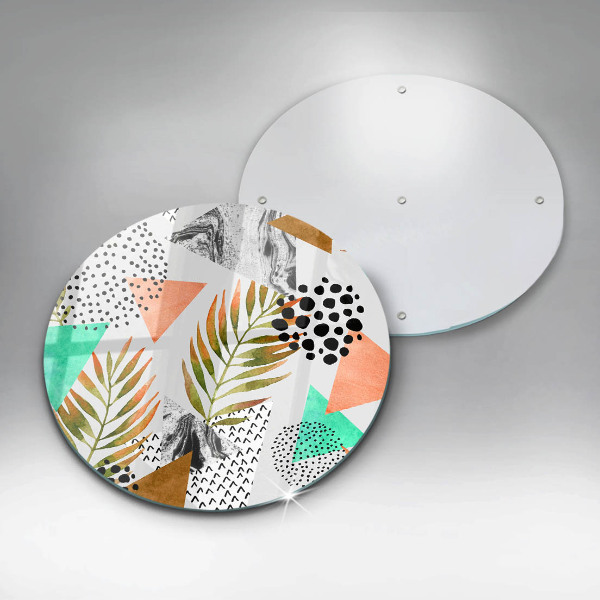 Tábua cozinha Padrão de folha Boho