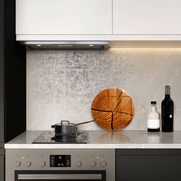 Tábua cozinha Estrutura do tronco de madeira