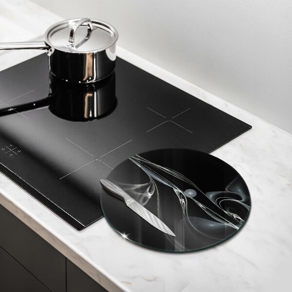 Tábua de cortar de vidro Abstração moderna