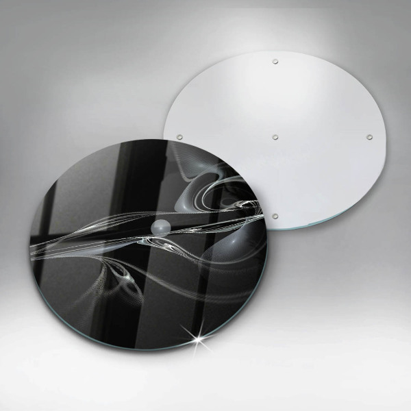 Tábua de cortar de vidro Abstração moderna