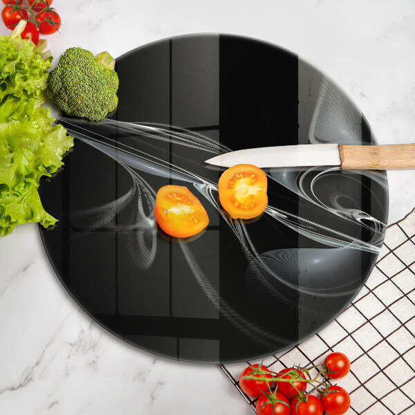 Tábua de cortar de vidro Abstração moderna