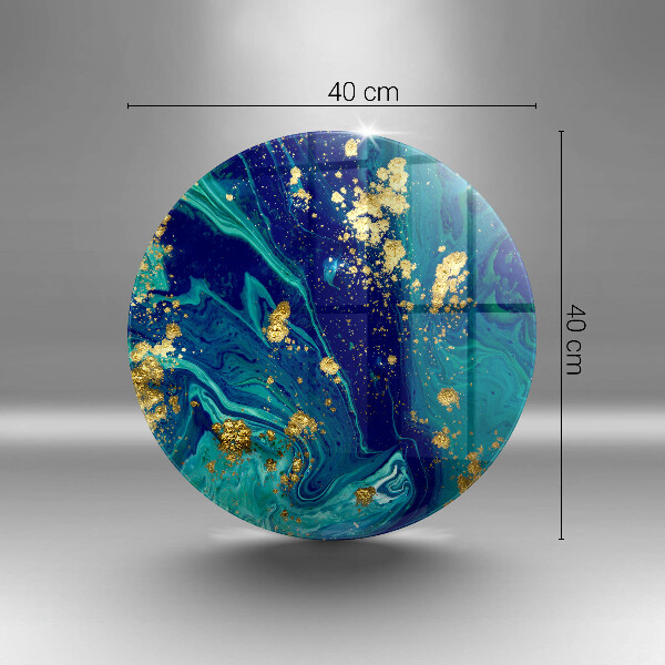 Tábua de cortar Abstração com ouro