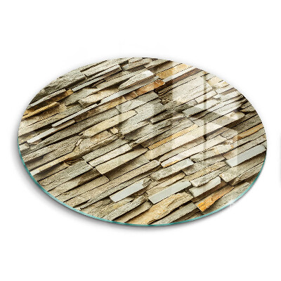 Tábua de corte de vidro Pedras decorativas