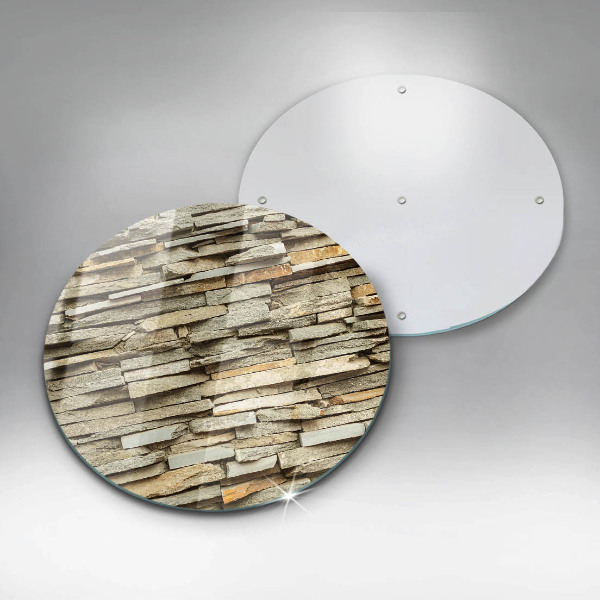 Tábua de corte de vidro Pedras decorativas