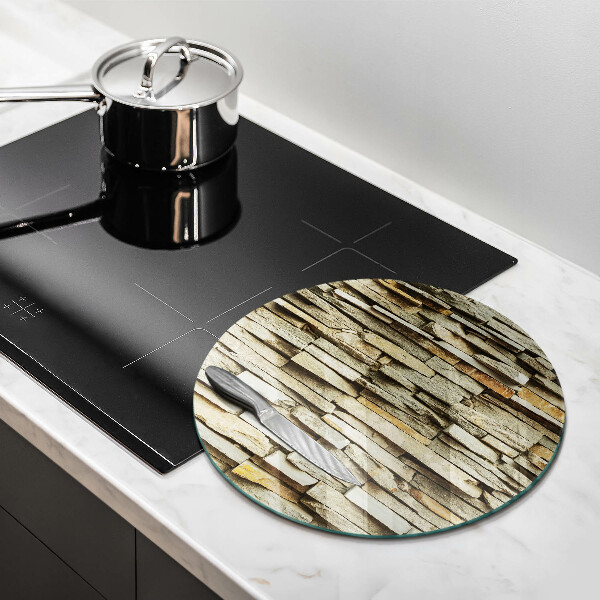 Tábua de corte de vidro Pedras decorativas