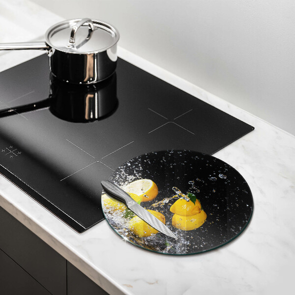 Tábua de cortar alimentos Fruta limão suculenta