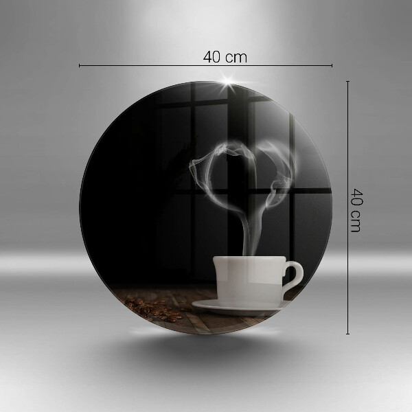 Tábua de corte Coração de xícara de café