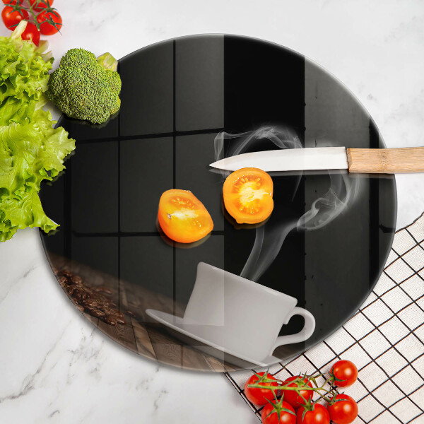 Tábua de corte Coração de xícara de café