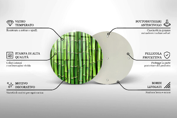 Tábua para corte Bambus da natureza