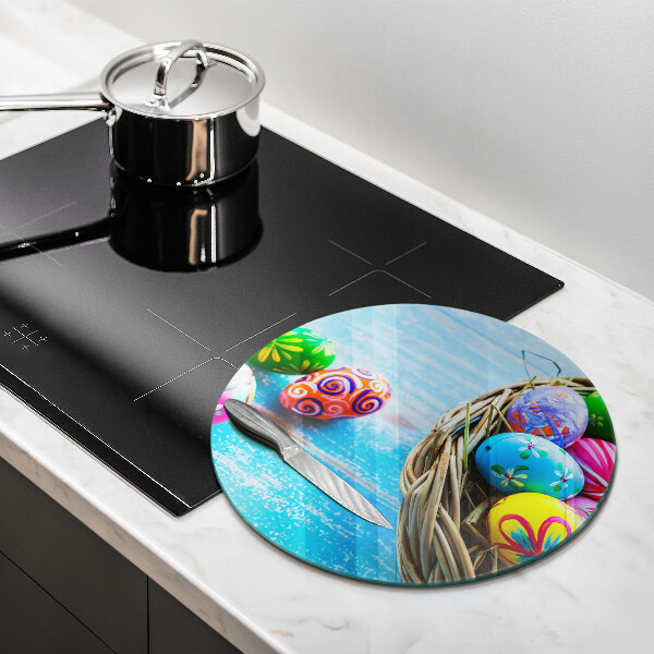 Tábua de cortar alimentos ovos de páscoa