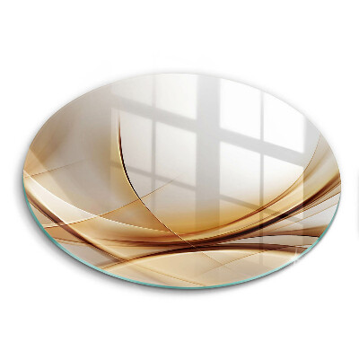 Tábua de cortar de vidro Formas abstratas