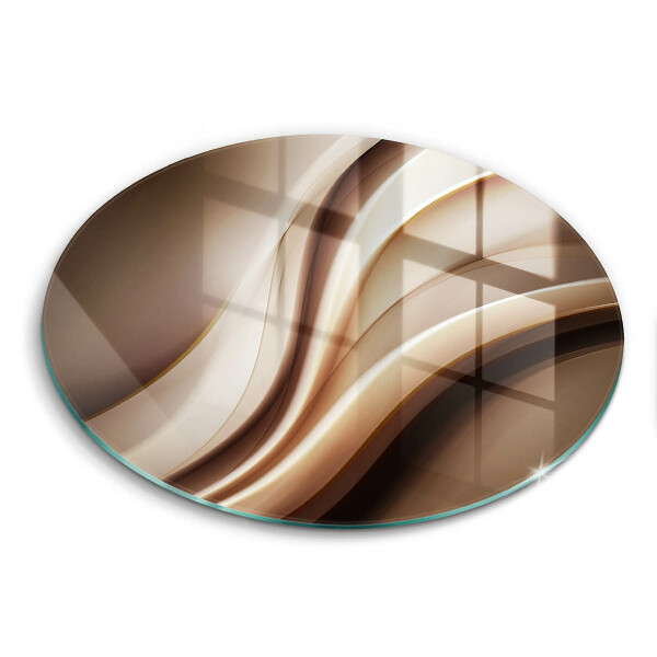 Tábua de vidro Abstracție Linii Blânde