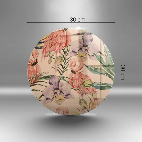 Tábua cozinha Ilustração de flamingos