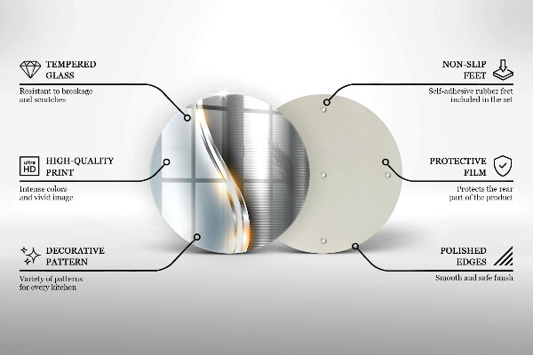 Tábua de cortar Arte em metal