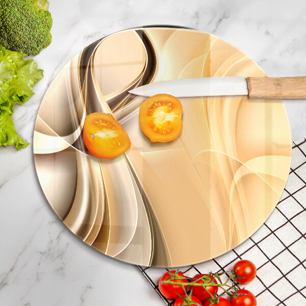 Tábua de cortar de vidro Fumaça abstrata