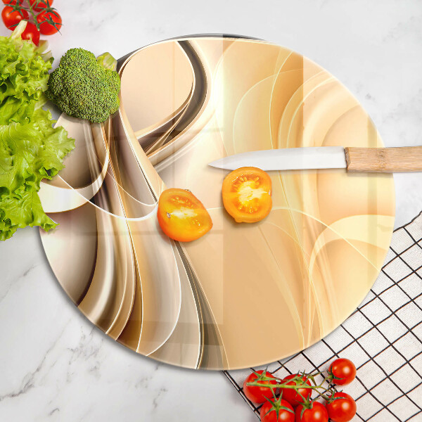 Tábua de cortar de vidro Fumaça abstrata