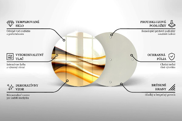 Tábua de cortar Linhas de fumaça abstratas