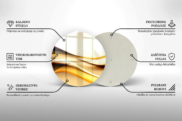 Tábua de cortar Linhas de fumaça abstratas
