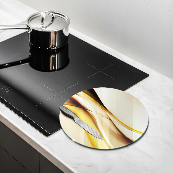 Tábua de cortar Linhas de fumaça abstratas