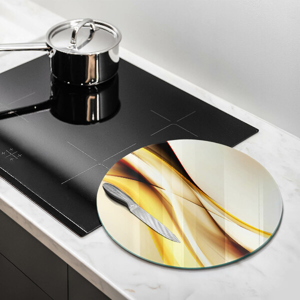 Tábua de cortar Linhas de fumaça abstratas