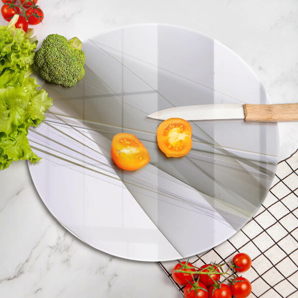 Tábua para cozinha Design de linhas abstratas