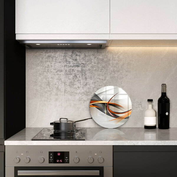 Tábua de vidro Formas modernas