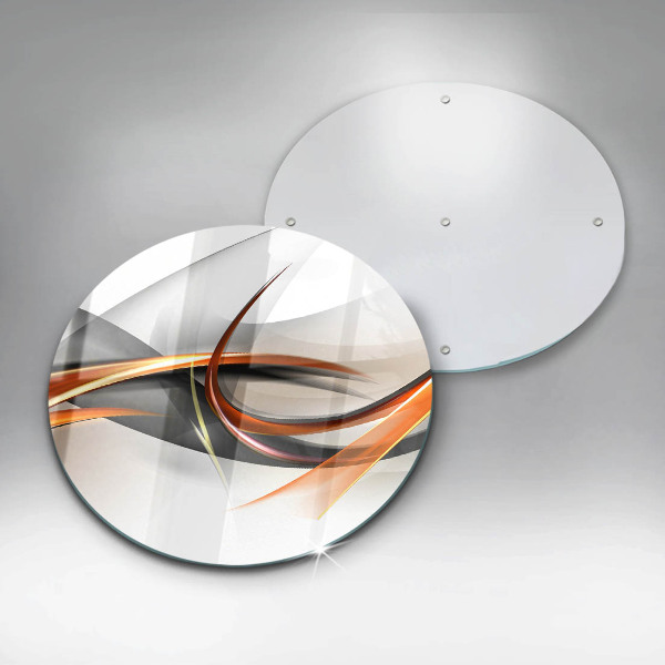 Tábua de vidro Formas modernas