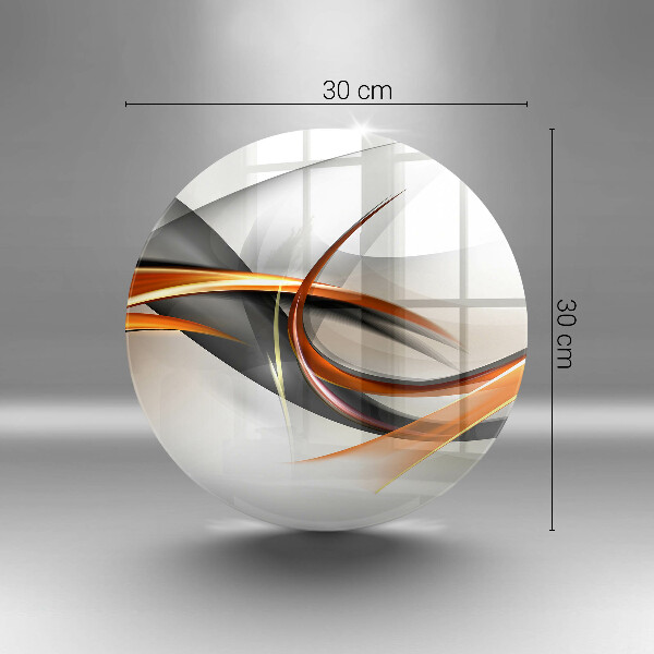 Tábua de vidro Formas modernas