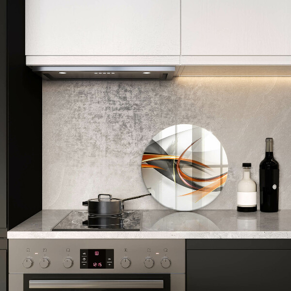 Tábua de vidro Formas modernas