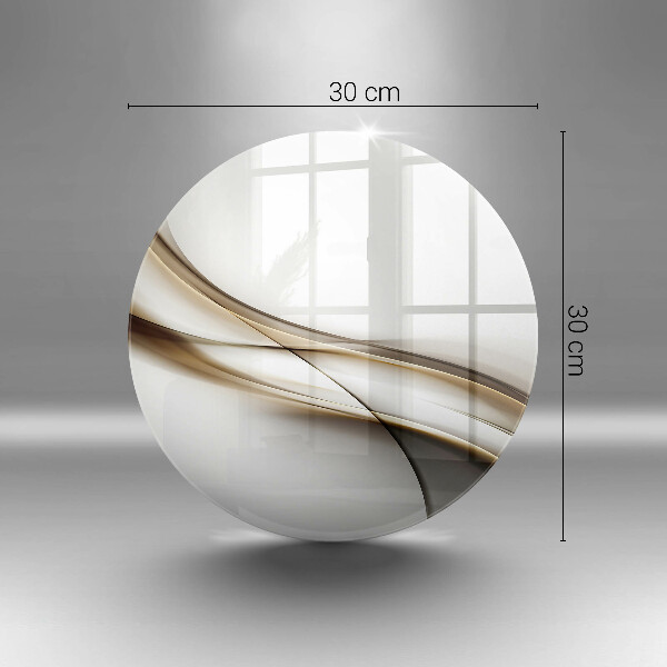 Tábua de cortar alimentos Abstração de linhas suaves