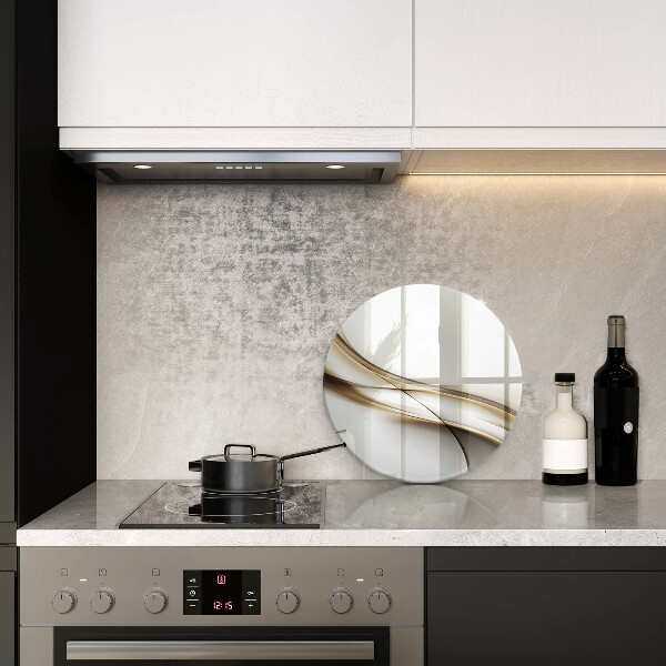 Tábua de cortar alimentos Abstração de linhas suaves