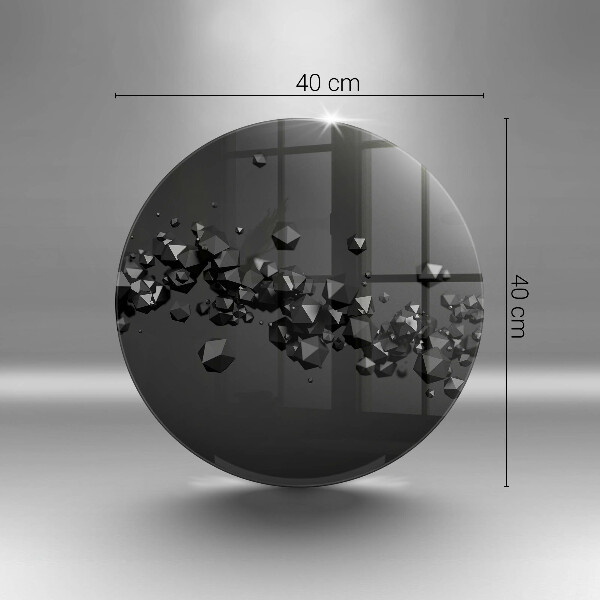 Tábua de vidro Formas abstratas 3D