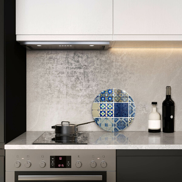 Tábua de cortar de vidro Azulejos decorativos