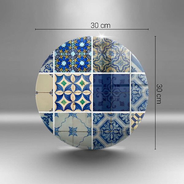 Tábua de cortar de vidro Azulejos decorativos