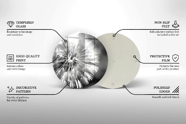 Tábua corte Dente-de-leão delicado