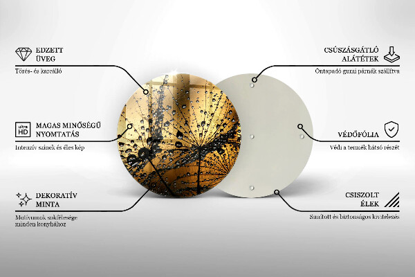 Tábua de cortar alimentos Orvalho e dentes-de-leão