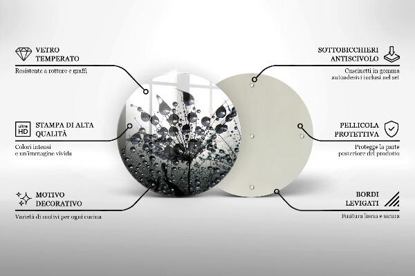 Tábua corte Dente-de-leão e orvalho