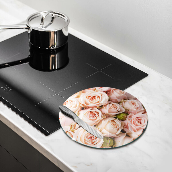 Tábua para cozinha Buquê de rosas delicadas