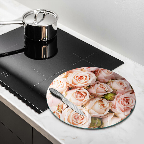 Tábua para cozinha Buquê de rosas delicadas