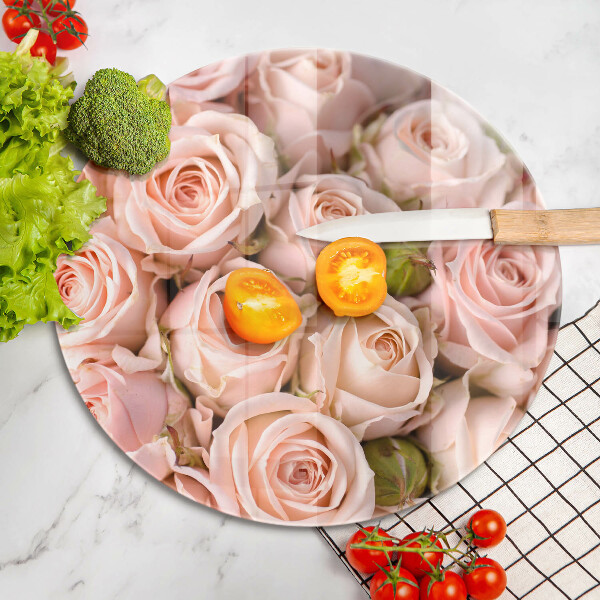 Tábua para cozinha Buquê de rosas delicadas