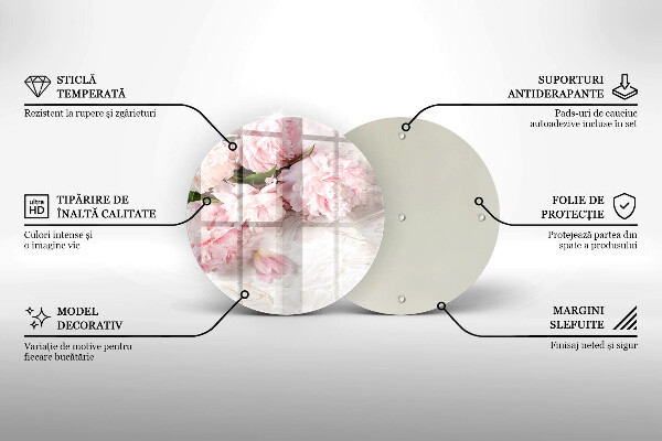 Tábua corte Flores delicadas de rosas